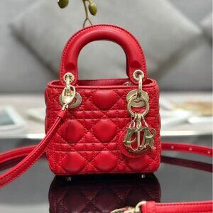 Dior Red Shoulder Bag